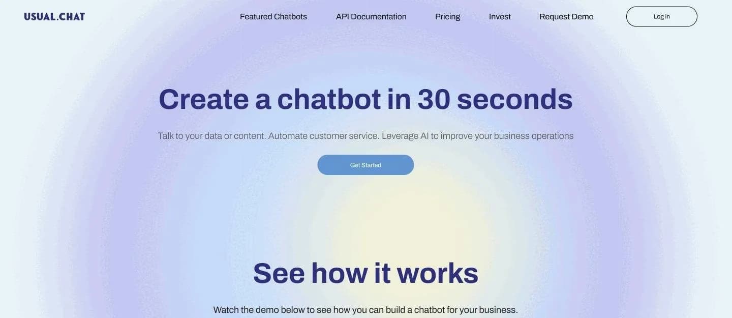 Usual.chat: Create a chatbot in 30 seconds